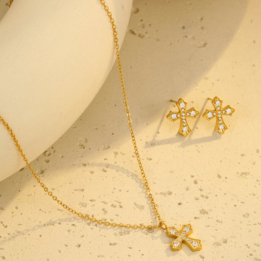 Golden Grace Cross Set